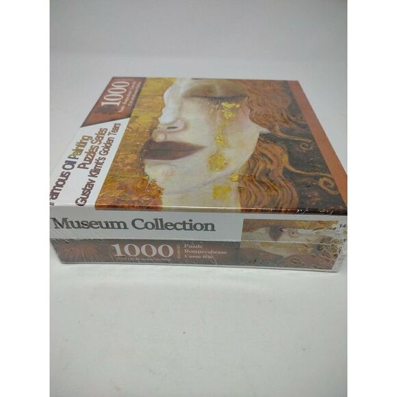 Famous Oil Paintings Gustav Klimts Golden Tears 1000 Piece 27.5 X 19.68 In - Picture 3 of 6